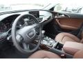 2013 Audi A6 Nougat Brown Interior Prime Interior Photo