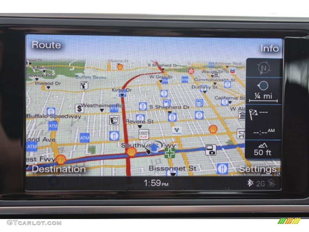 2013 Audi A6 3.0T quattro Sedan Navigation Photo #78801955