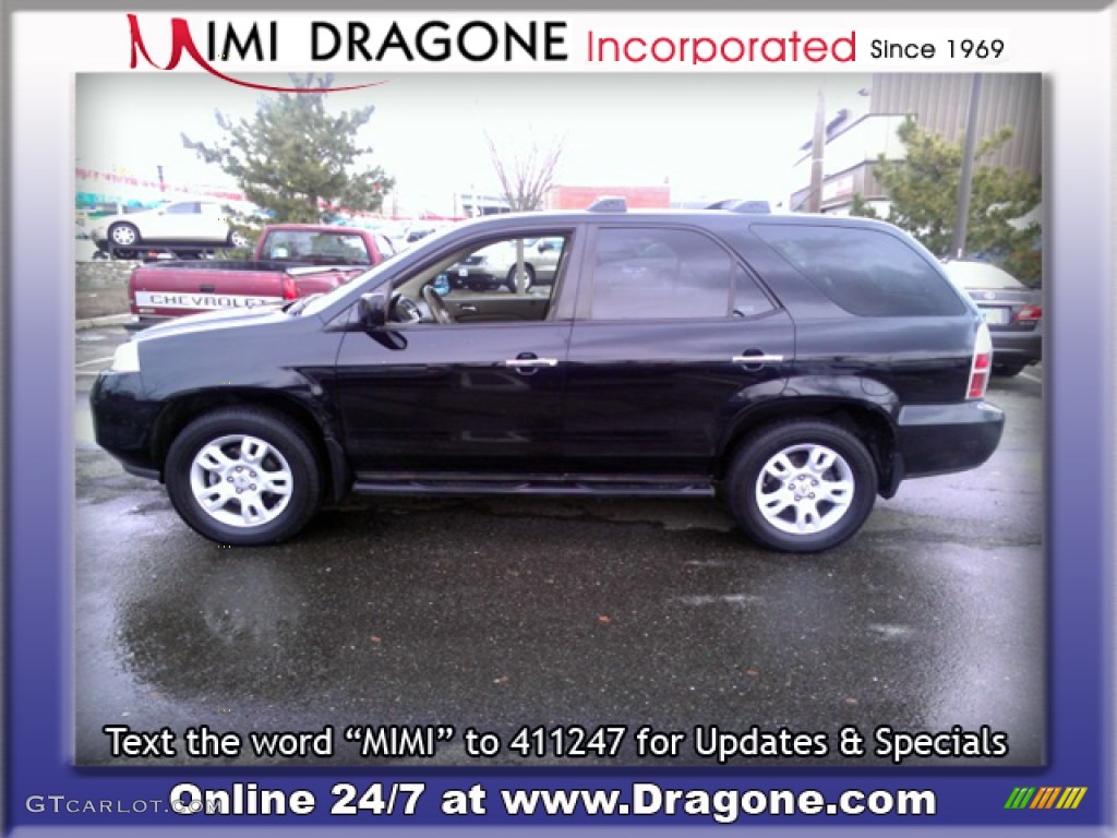 2004 MDX  - Nighthawk Black Pearl / Saddle photo #4