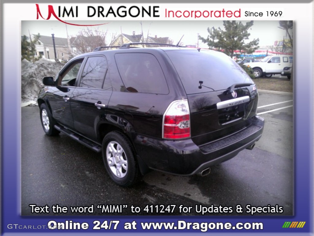 2004 MDX  - Nighthawk Black Pearl / Saddle photo #5