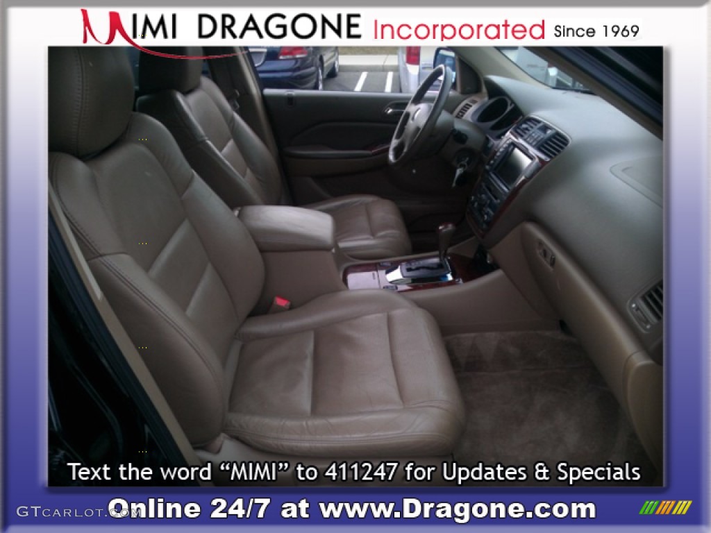 2004 MDX  - Nighthawk Black Pearl / Saddle photo #10