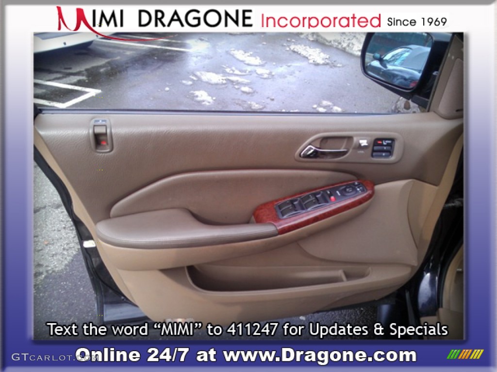 2004 MDX  - Nighthawk Black Pearl / Saddle photo #16