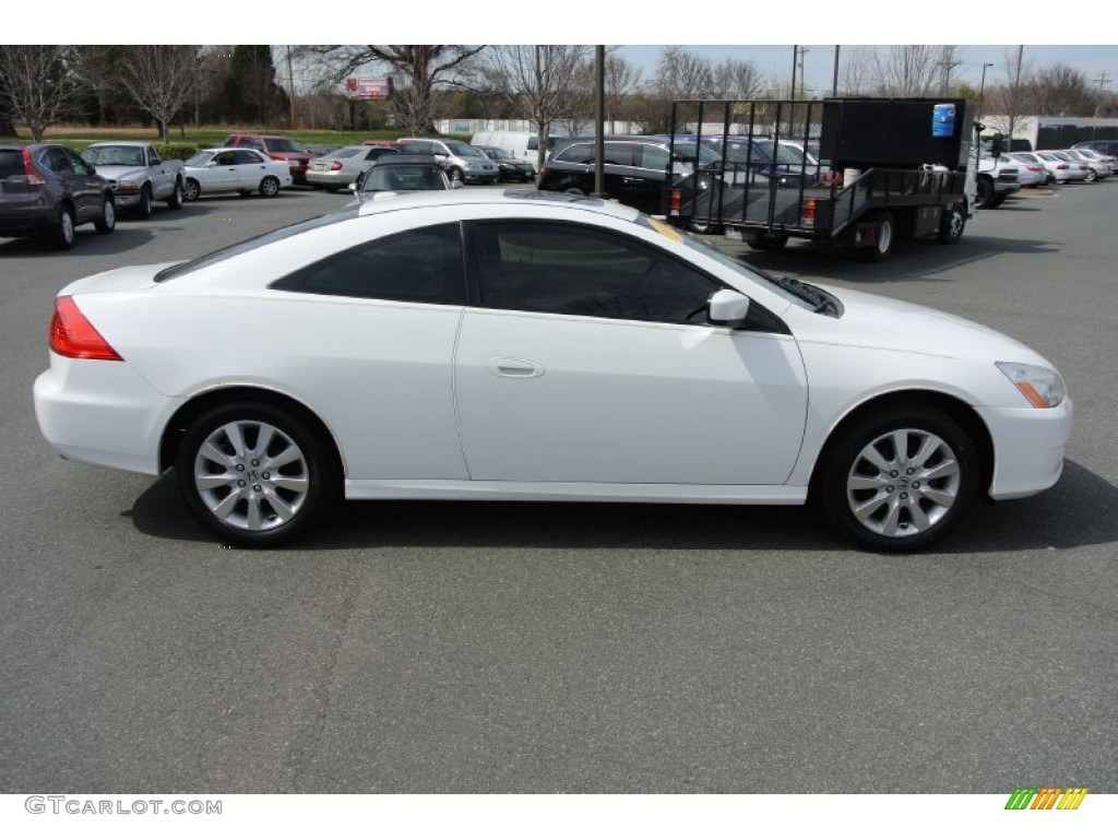 Taffeta White 2007 Honda Accord EX V6 Coupe Exterior Photo #78802494