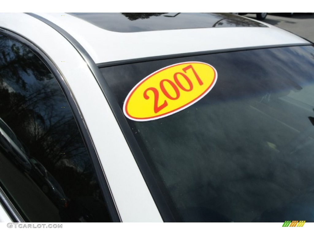 2007 Accord EX V6 Coupe - Taffeta White / Ivory photo #7