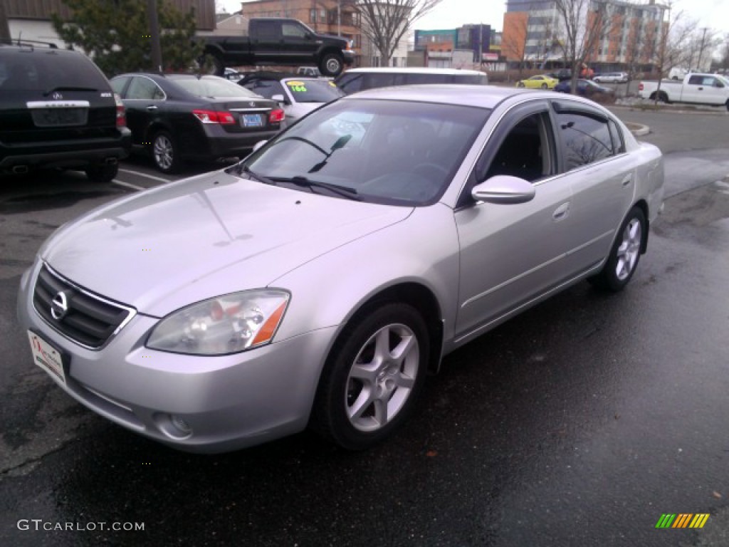 2004 Altima 3.5 SE - Polished Pewter / Frost Gray photo #1