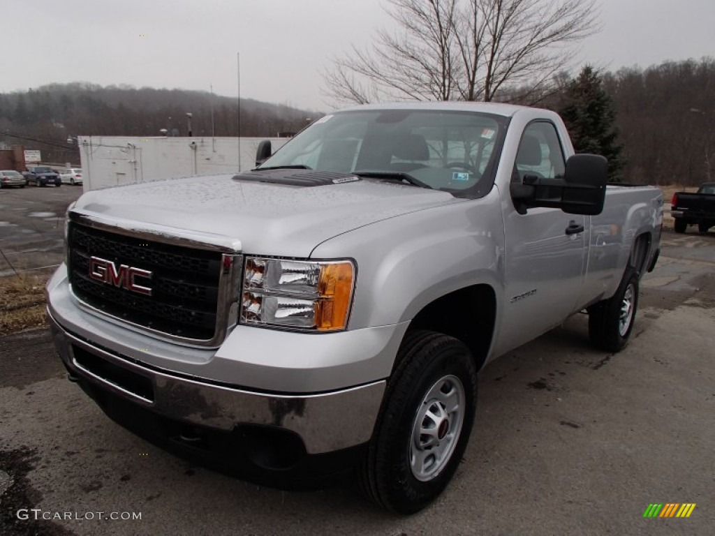 Quicksilver Metallic 2013 GMC Sierra 2500HD Regular Cab 4x4 Exterior Photo #78803045