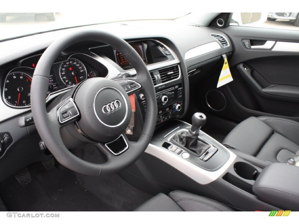 Black Interior 2013 Audi A4 2.0T quattro Sedan Photo #78803345