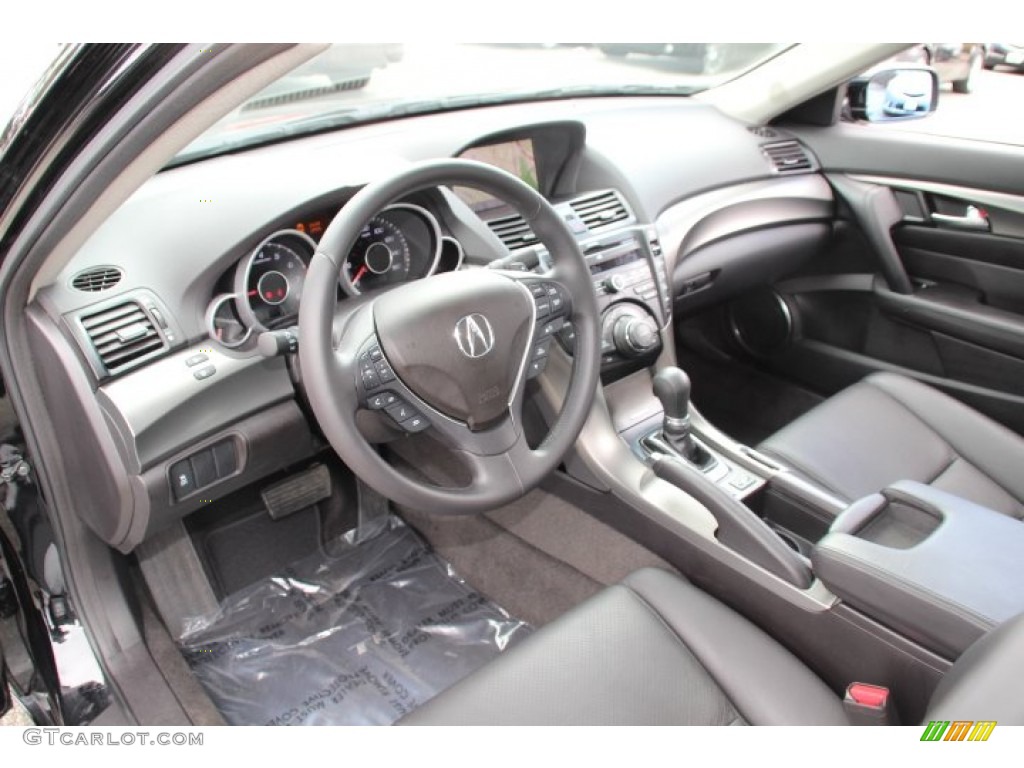 Ebony Interior 2012 Acura TL 3.5 Technology Photo #78803389