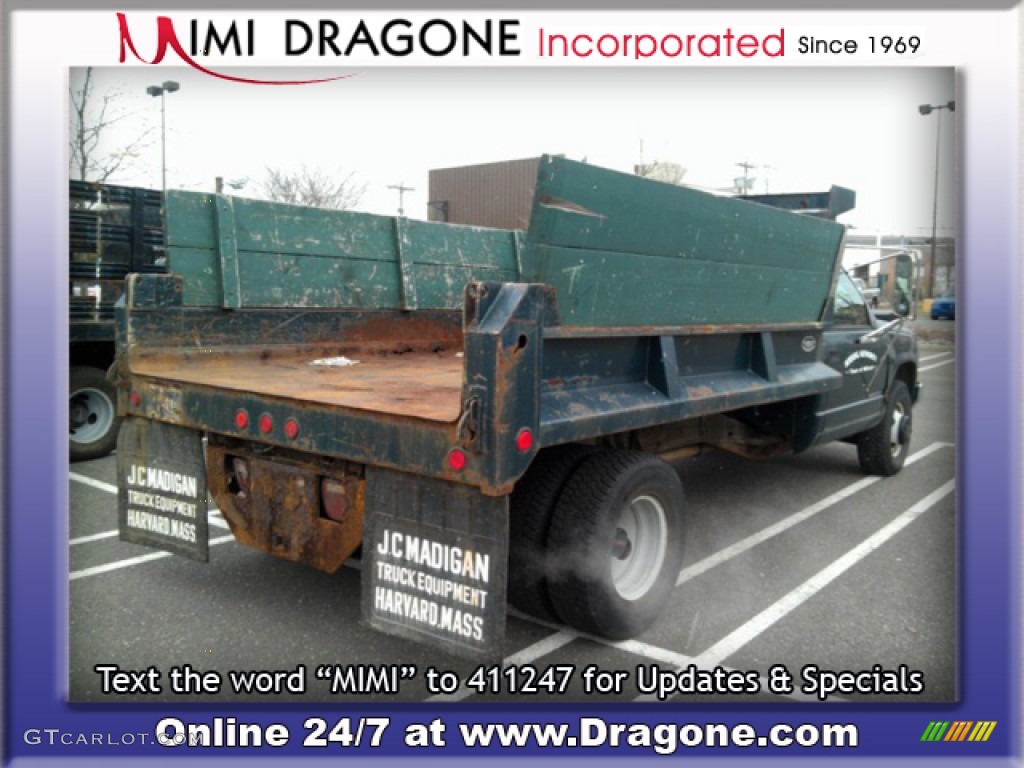 1994 Sierra 3500 SL Regular Cab Dump Truck - Emerald Green Metallic / Gray photo #7