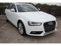 Ibis White 2013 Audi A4 2.0T quattro Sedan Exterior