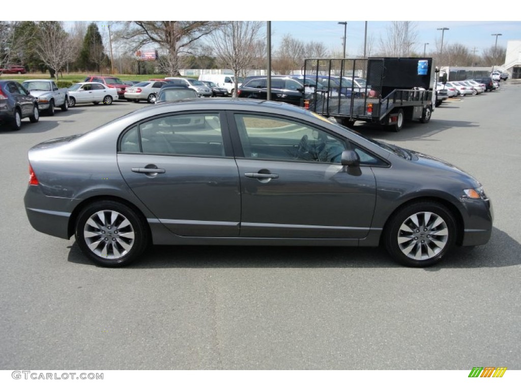 Polished Metal Metallic 2009 Honda Civic EX-L Sedan Exterior Photo #78805148