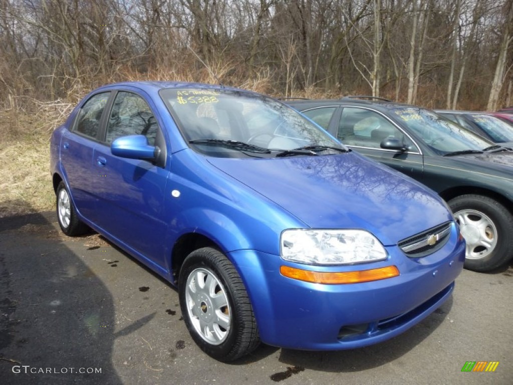 Bright Blue Metallic 2005 Chevrolet Aveo LS Sedan Exterior Photo #78805360