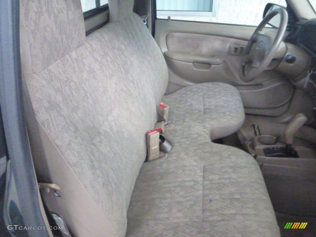 2001 Tacoma Regular Cab - Imperial Jade Green Mica / Oak Beige photo #9