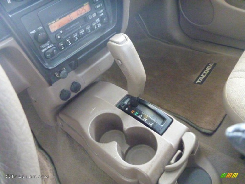 2001 Tacoma Regular Cab - Imperial Jade Green Mica / Oak Beige photo #17
