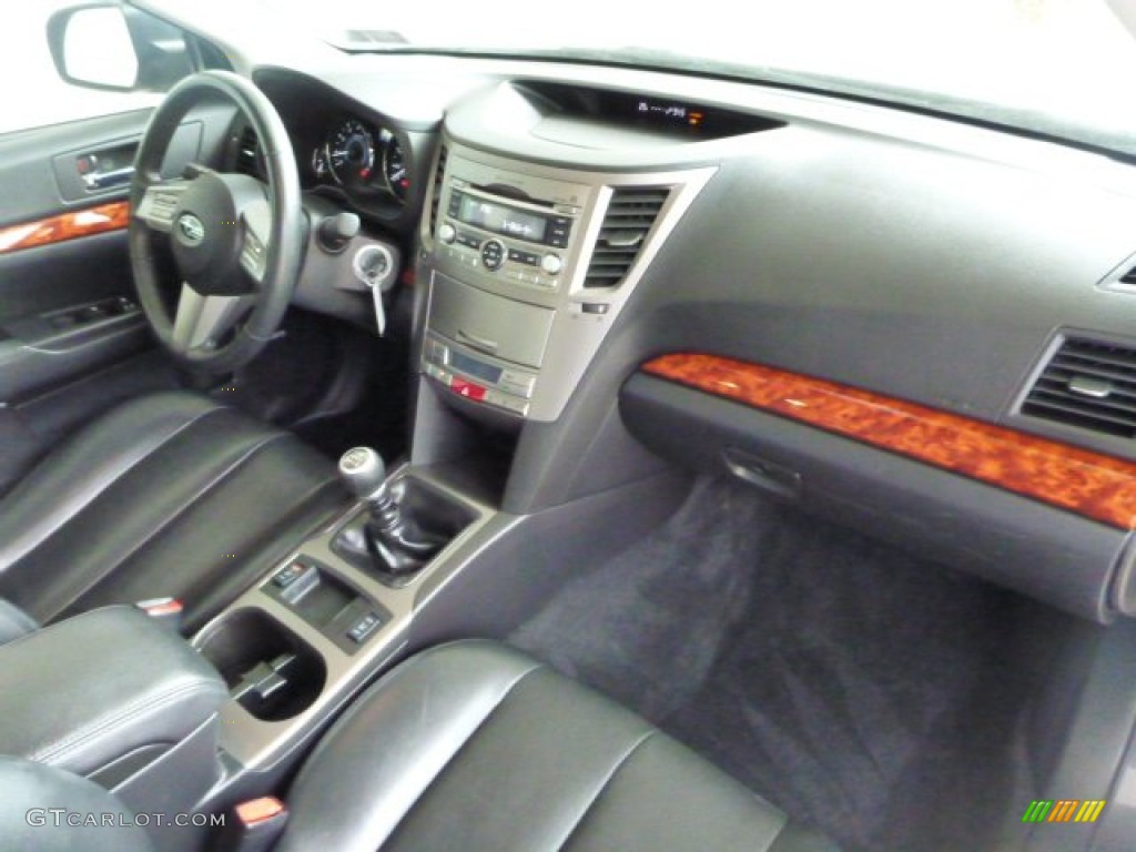 2010 Subaru Legacy 2.5 GT Limited Sedan Off Black Dashboard Photo #78806564