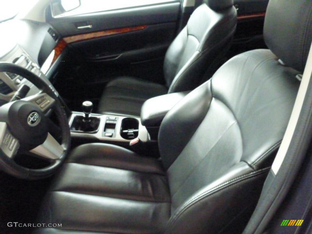 2010 Legacy 2.5 GT Limited Sedan - Graphite Gray Metallic / Off Black photo #13