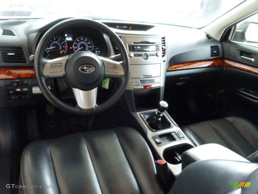Off Black Interior 2010 Subaru Legacy 2.5 GT Limited Sedan Photo #78806660