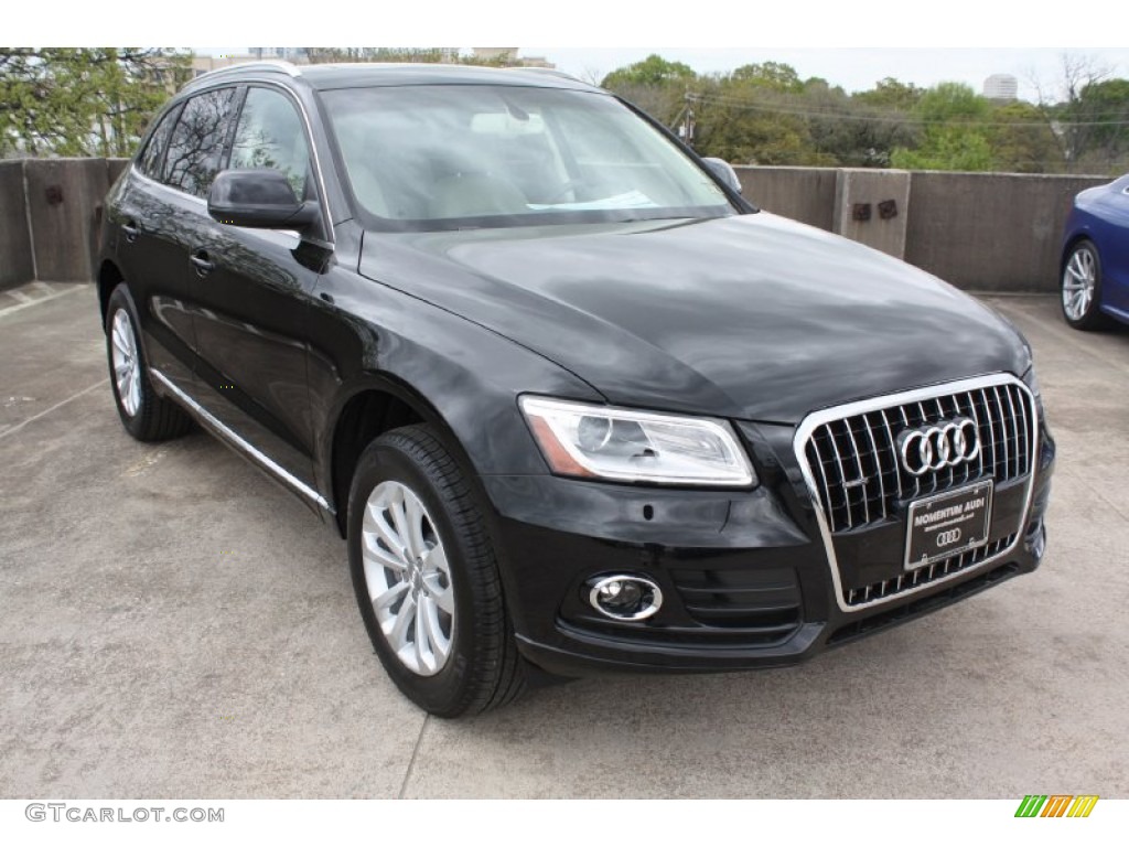 2013 Q5 2.0 TFSI quattro - Brilliant Black / Pistachio Beige photo #1