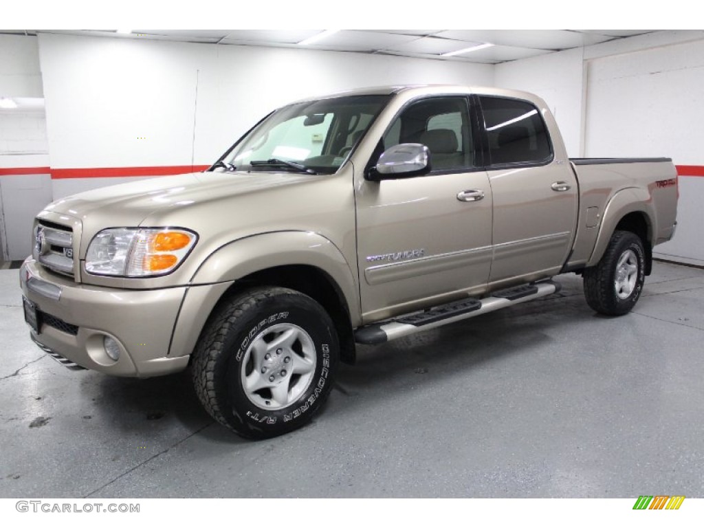 2004 Tundra SR5 TRD Double Cab 4x4 - Desert Sand Mica / Oak photo #7