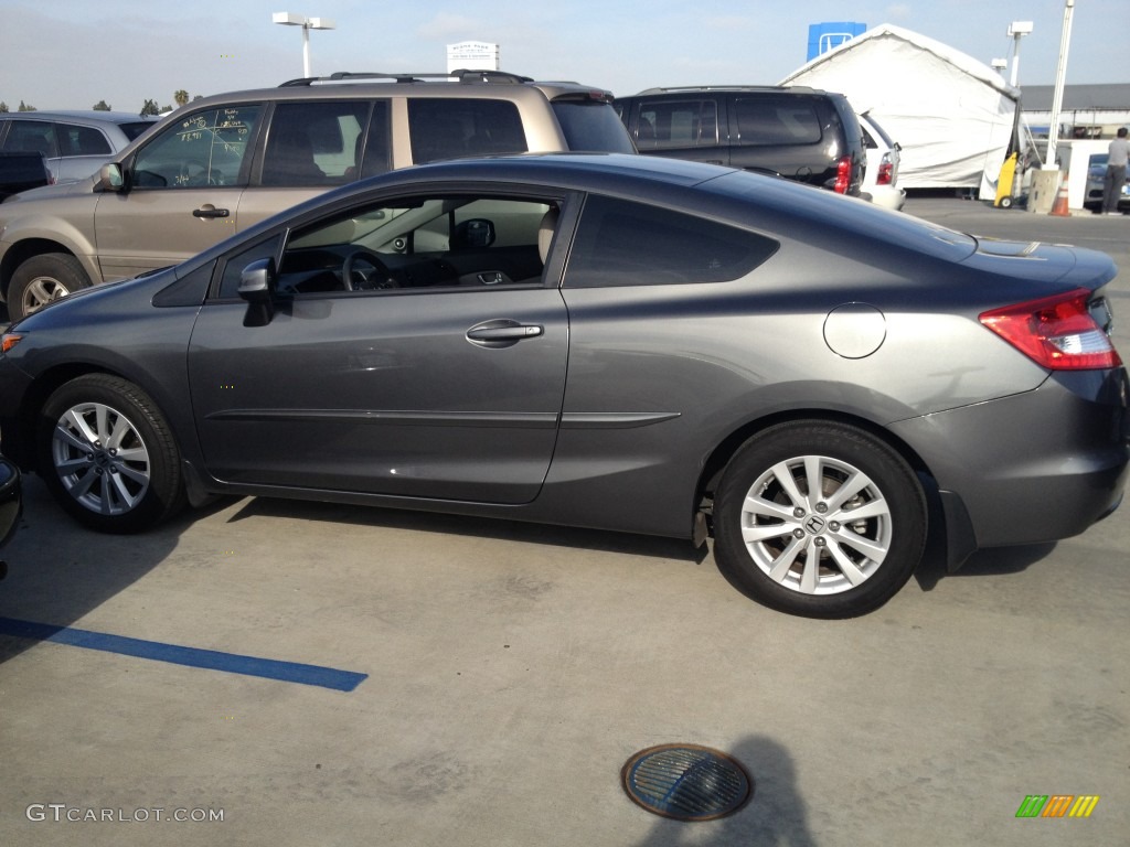 Polished Metal Metallic 2012 Honda Civic EX Coupe Exterior Photo #78806947