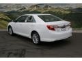 2013 Super White Toyota Camry Hybrid XLE  photo #2