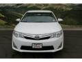 2013 Super White Toyota Camry Hybrid XLE  photo #3