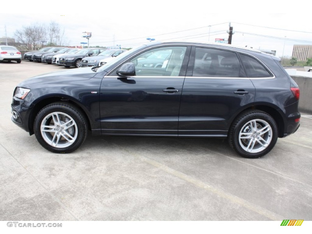 Moonlight Blue Metallic 2013 Audi Q5 3.0 TFSI quattro Exterior Photo #78807508
