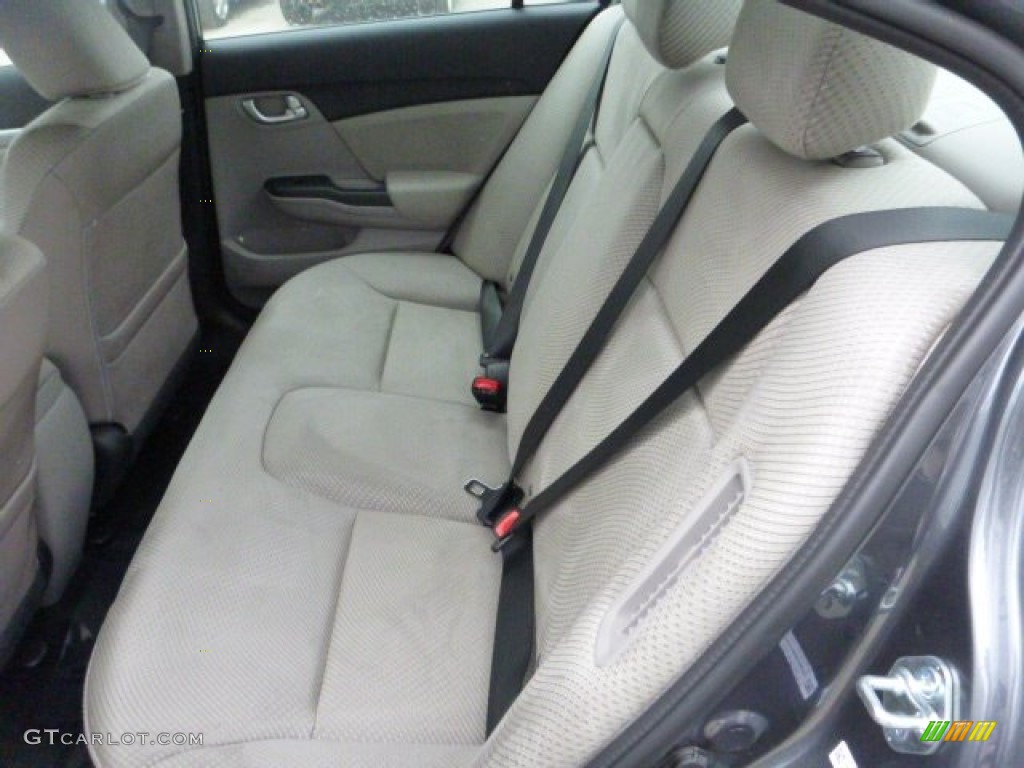 2013 Honda Civic Hybrid Sedan Rear Seat Photo #78807576