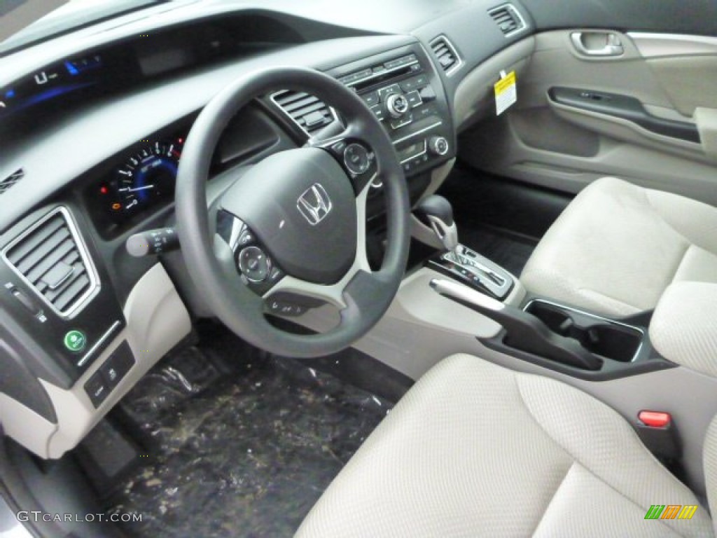 Gray Interior 2013 Honda Civic Hybrid Sedan Photo #78807655