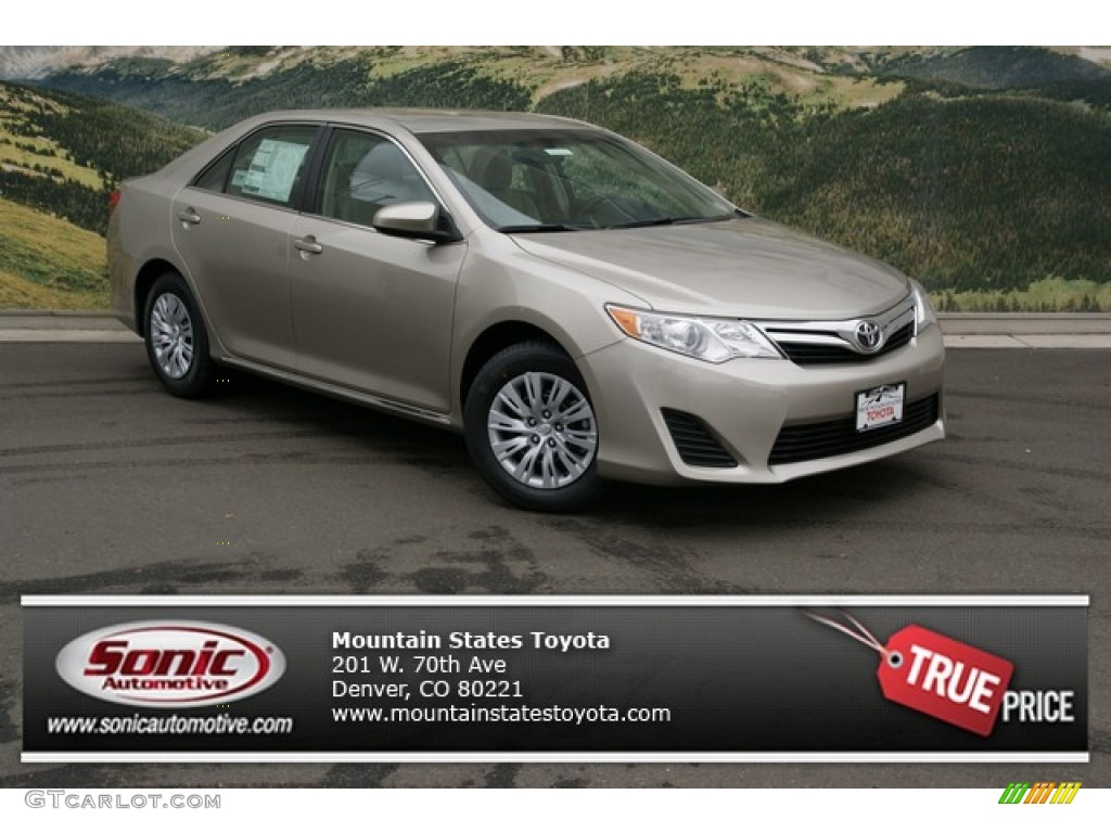 2013 Camry LE - Champagne Mica / Ivory photo #1