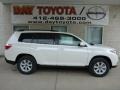 2013 Blizzard White Pearl Toyota Highlander SE 4WD  photo #1