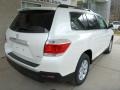 2013 Blizzard White Pearl Toyota Highlander SE 4WD  photo #2