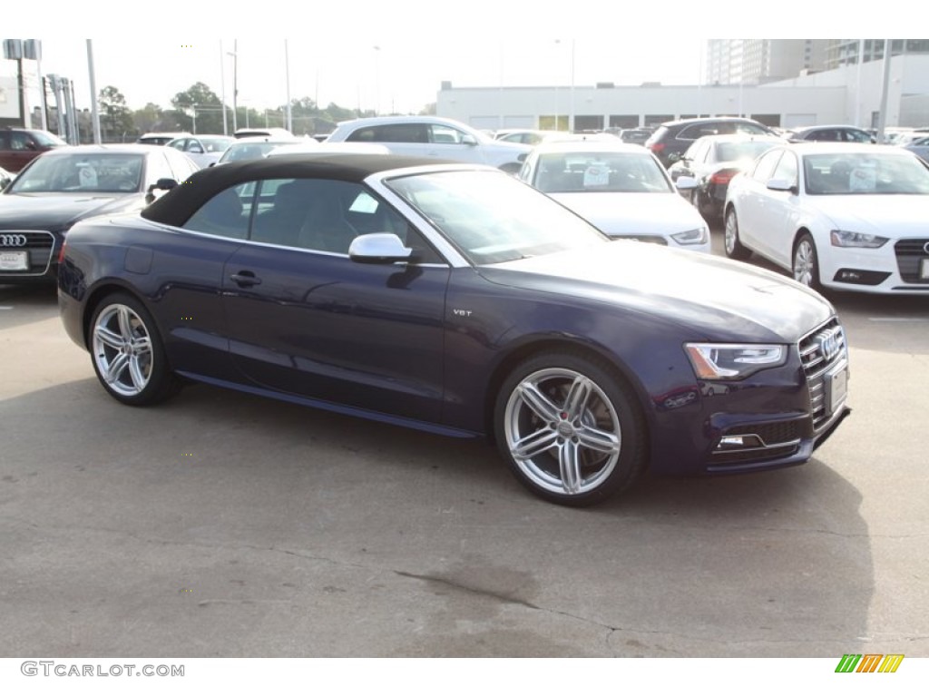 Estoril Blue Crystal 2013 Audi S5 3.0 TFSI quattro Convertible Exterior Photo #78808378