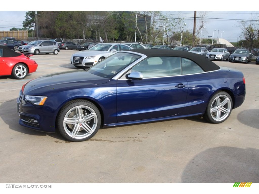 Estoril Blue Crystal 2013 Audi S5 3.0 TFSI quattro Convertible Exterior Photo #78808442