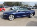 Estoril Blue Crystal 2013 Audi S5 3.0 TFSI quattro Convertible Exterior