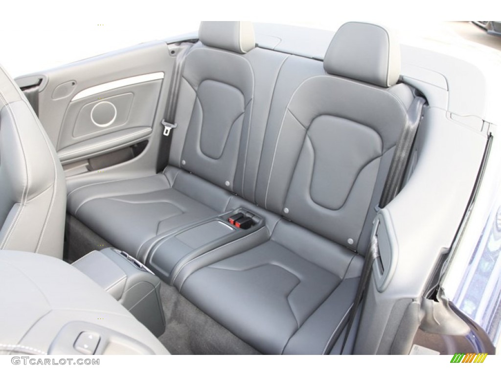 Black Interior 2013 Audi S5 3.0 TFSI quattro Convertible Photo #78808703