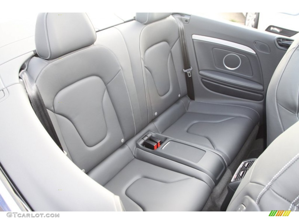 Black Interior 2013 Audi S5 3.0 TFSI quattro Convertible Photo #78808820