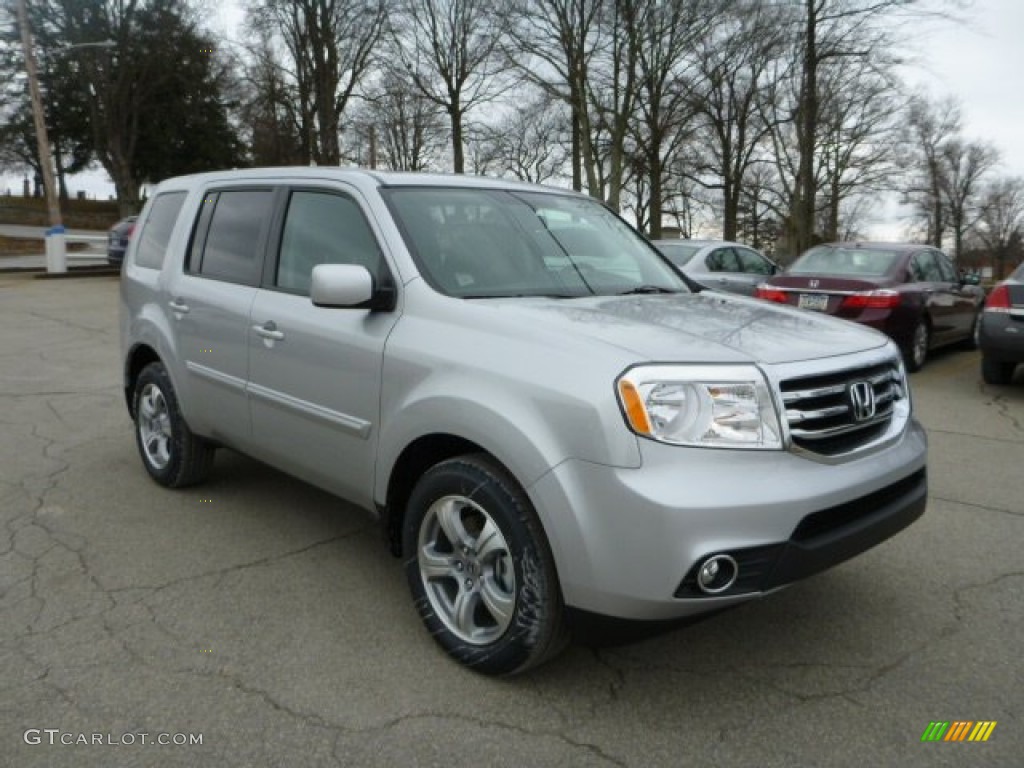 Alabaster Silver Metallic 2013 Honda Pilot EX-L 4WD Exterior Photo #78808955