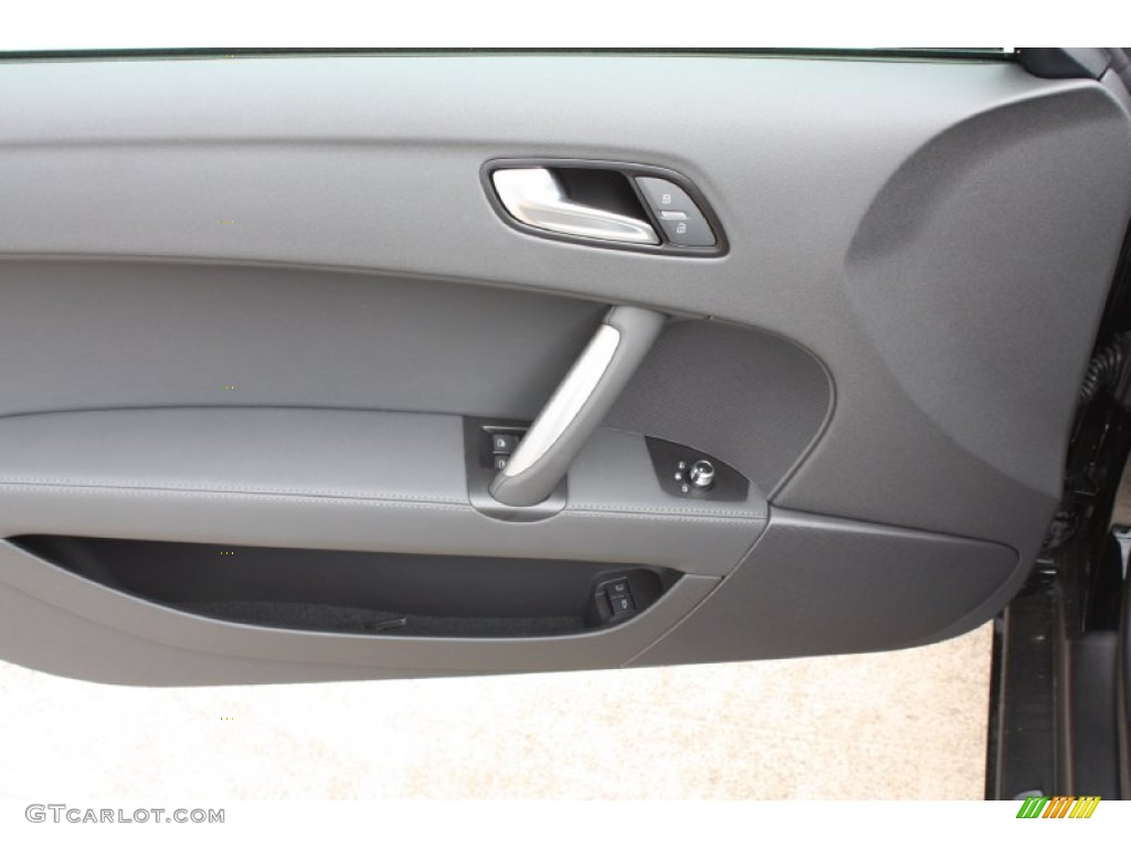 2013 Audi TT 2.0T quattro Coupe Black Door Panel Photo #78809033