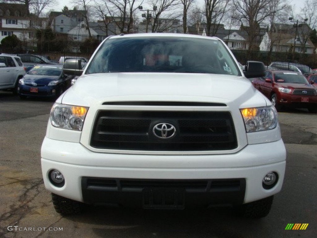 2011 Tundra TRD Rock Warrior CrewMax 4x4 - Super White / Black photo #2