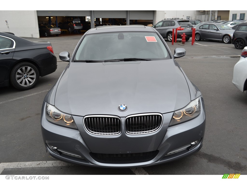 2011 3 Series 335d Sedan - Space Gray Metallic / Black photo #12