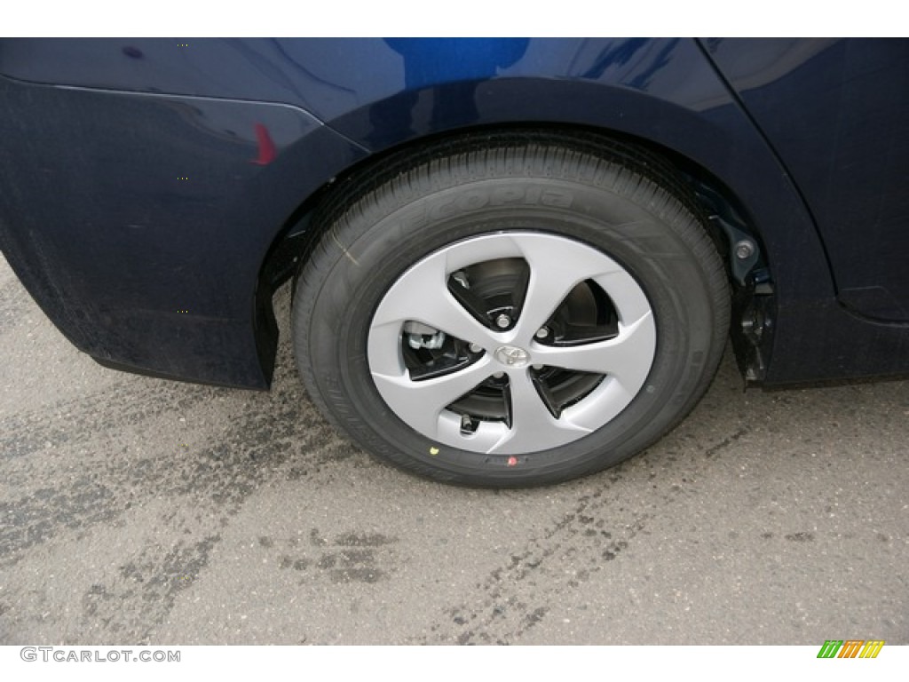 2013 Prius Four Hybrid - Nautical Blue Metallic / Bisque photo #9