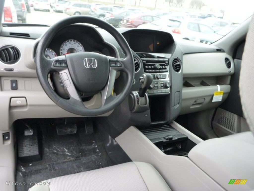 Gray Interior 2013 Honda Pilot EX 4WD Photo #78809871