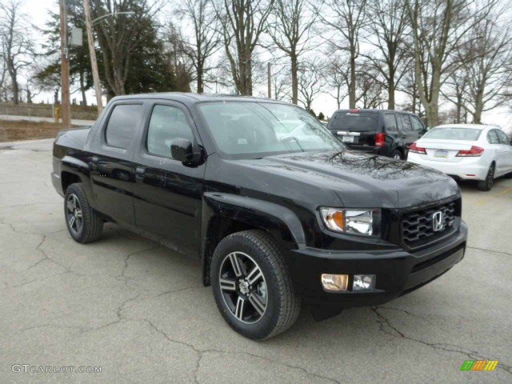 Crystal Black Pearl 2013 Honda Ridgeline Sport Exterior Photo #78810023