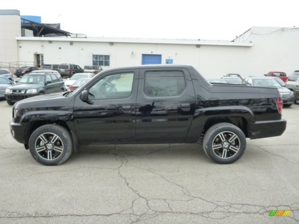 Crystal Black Pearl 2013 Honda Ridgeline Sport Exterior Photo #78810103