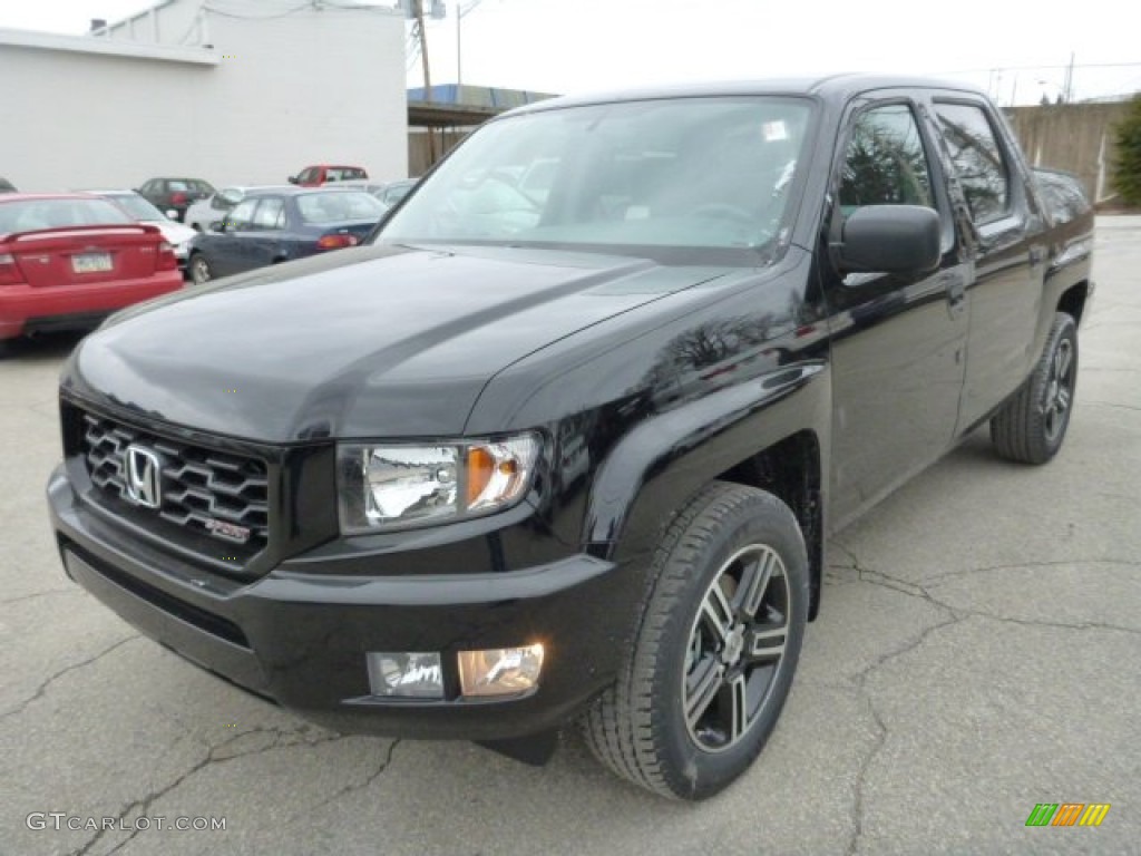 Crystal Black Pearl 2013 Honda Ridgeline Sport Exterior Photo #78810119