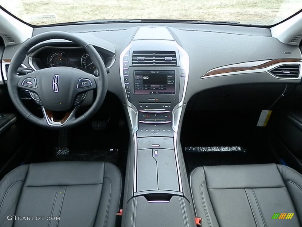2013 Lincoln MKZ 2.0L EcoBoost AWD Charcoal Black Dashboard Photo #78810200