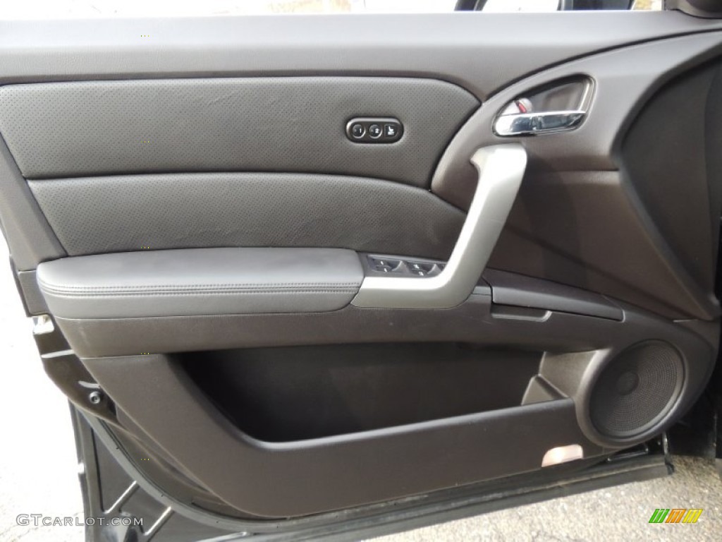 2010 Acura RDX SH-AWD Ebony Door Panel Photo #78810278