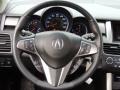 2010 Acura RDX Ebony Interior Steering Wheel Photo