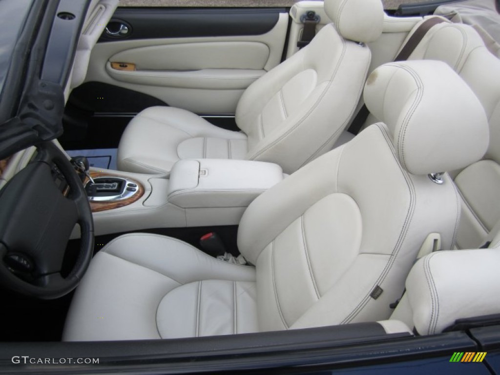 2006 XK XK8 Convertible - Pacific Blue Metallic / Cashmere photo #13